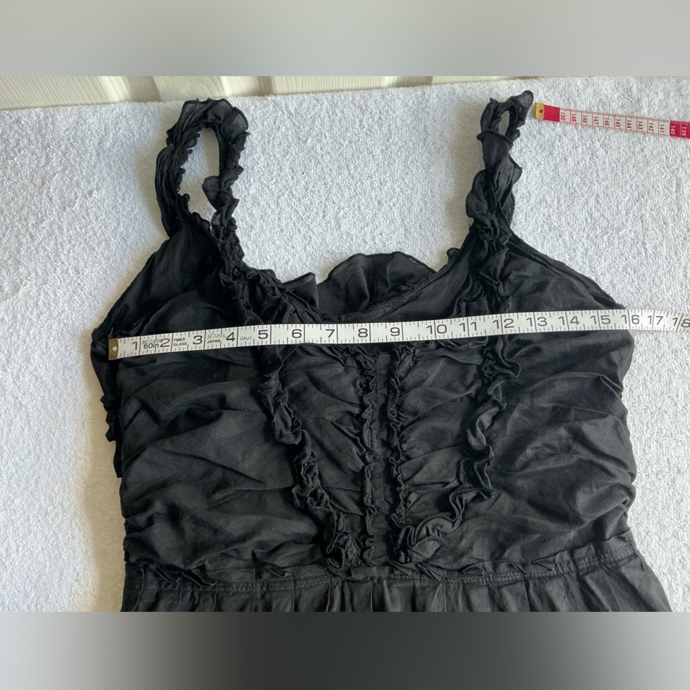 Whish Black Ruffled Midi Dress - Picture 12 of 16